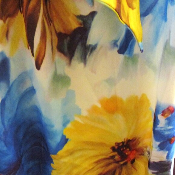 Lane Bryant Womens Sleeveless Tunic Top, Watercolor Print, Loose Fit, Size 14/16 - Picture 5 of 11